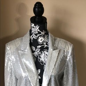Apart sequined blazer. Size 10.